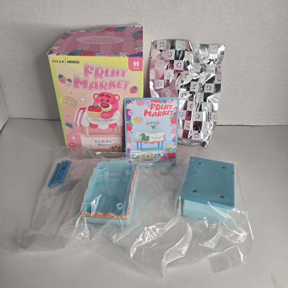 MINISO Disney Fruit Market Series Blind Box Open (Sully Monsters Inc Watermelon)